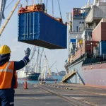 Photograph illustrating ports and transport infrastructure in Colombia