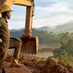 Photograph illustrating mining and extractives in Uganda