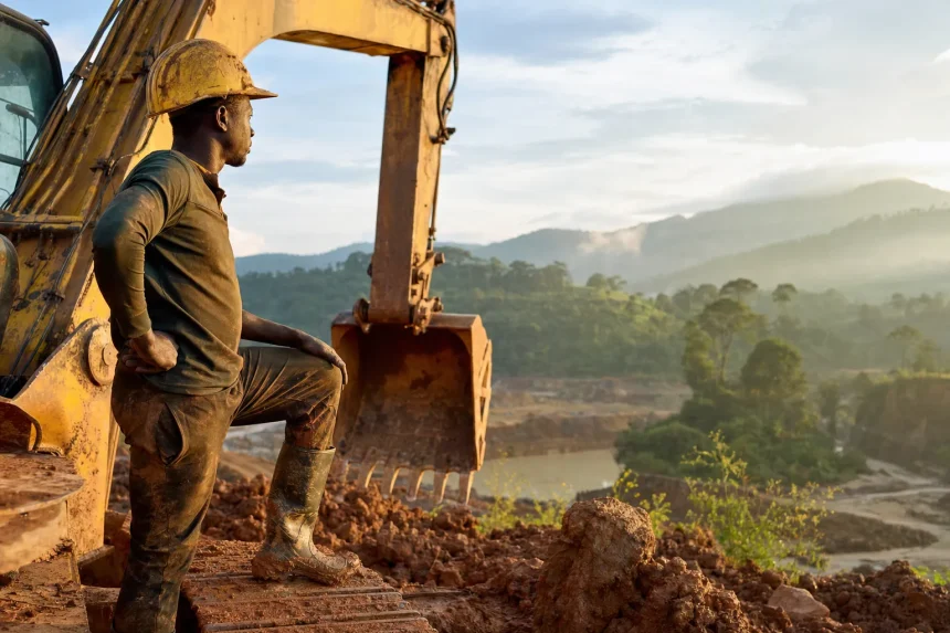 Photograph illustrating mining and extractives in Uganda