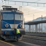 Photograph illustrating rail in Romania