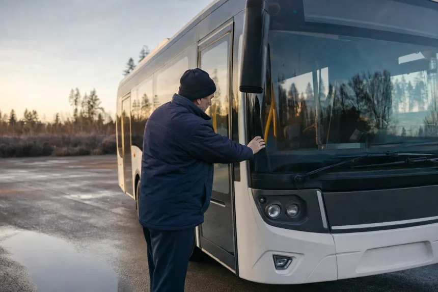 Photograph illustrating public transport in Latvia