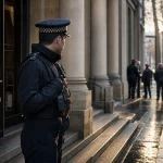 Photograph illustrating policing and technology in United Kingdom