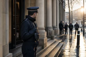 Photograph illustrating policing and technology in United Kingdom