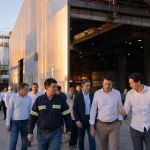 Photograph illustrating industrial manufacturing in Mexico