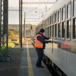 Photograph illustrating rail transport in Czech Republic