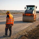 Photograph illustrating transport infrastructure in Romania