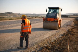 Photograph illustrating transport infrastructure in Romania